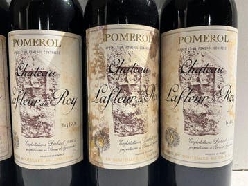 1980 Chateau la Fleur du Roy - Pomerol - 6 Bouteilles (0,75, Verzamelen, Nieuw
