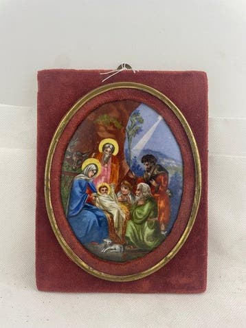 Icoon - Kerstmis, Geboorte van Christus - Finift