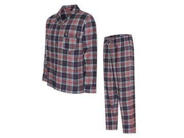 Veiling - Cappuccino Italia Alba Pyjama Rood Geruit - XL, Nieuw