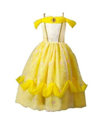 Prinsessenjurk - Luxe prinses Belle jurk - Kleedje, Verzenden, Nieuw