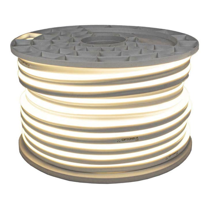 LED Strip NEON 50M IP65 220 240V Naturel Wit, Maison & Meubles, Lampes | Lampes en vrac, Envoi