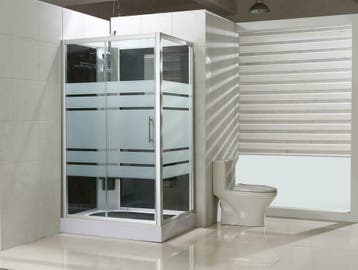 Thermo links complete douchecabine 120x90x218 alu  5mm glas, Ophalen of Verzenden, Nieuw