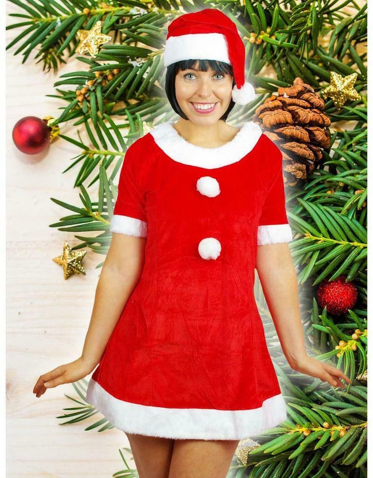 Kerstvrouwtje / Kerstkleedje, Hobby en Vrije tijd, Feestartikelen, Ophalen of Verzenden