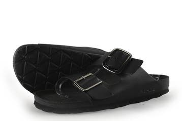 Rohde Slippers in maat 41 Zwart, Slippers, Verzenden, Zwart, Zo goed als nieuw