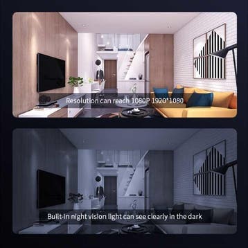 Klok met 1080p Camera en WiFi - Draadloze Smart Home, Verzenden, Nieuw