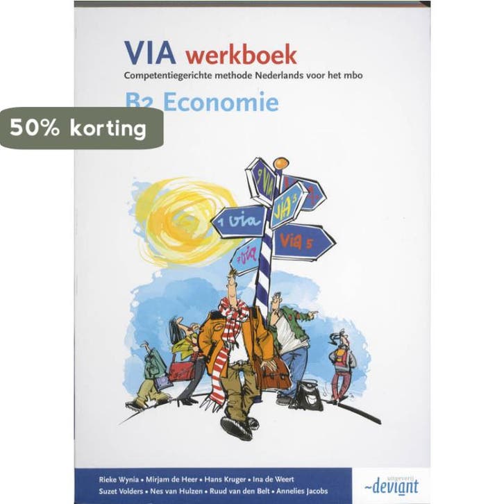 VIA B2 Economie Werkboek 9789076944999 Rieke Wynia, Boeken, Schoolboeken, Zo goed als nieuw, Verzenden
