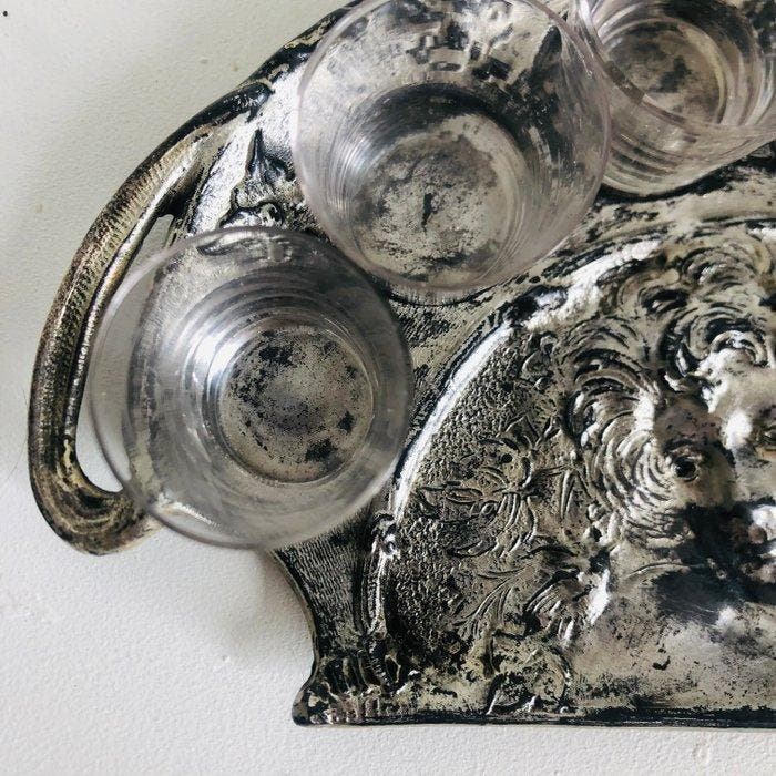 Vide-poche - Georges Flamand - France - Palette de peintre, Antiek en Kunst, Kunst | Designobjecten