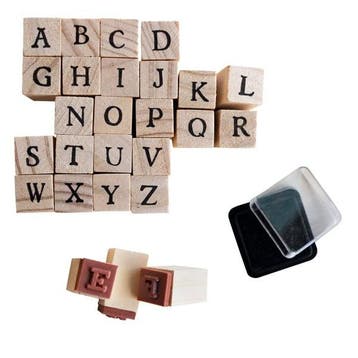 Back To School Stempelset Letters A Tot Z 27 delig, Hobby en Vrije tijd, Verzenden, Nieuw