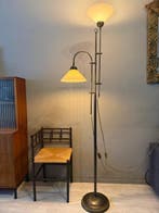 Lampadaire - Laiton, Verre - Réglable à 200 cm !