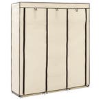 vidaXL Kledingkast met vakken en stangen 150x45x175 cm stof, Verzenden, Nieuw
