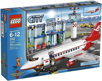Lego Set - 3182 - City - Airport 3182, Nieuw