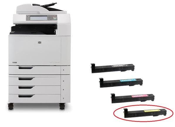 HP - HP 824A (CB382A) toner geel (origineel), Informatique & Logiciels, Fournitures d'imprimante, Toner, Enlèvement ou Envoi