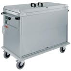 Bain Marie Wagen | Deksel + Kast | Draaideur | 2x GN 1/1 |, Verzenden, Nieuw in verpakking