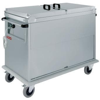 Bain Marie Wagen | Deksel + Kast | Draaideur | 2x GN 1/1 |, Verzenden, Nieuw in verpakking