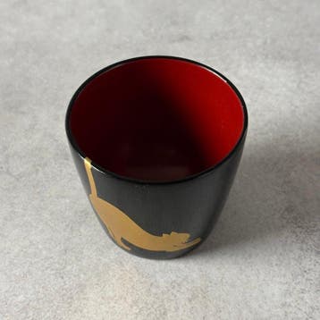 Beker - Urushi - Katontwerp, Antiek en Kunst