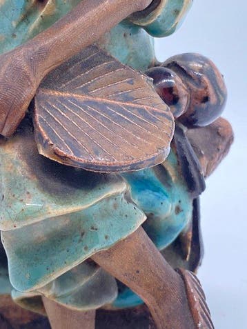Figuur - Zhong liquan - Keramiek - China - Qing Dynastie