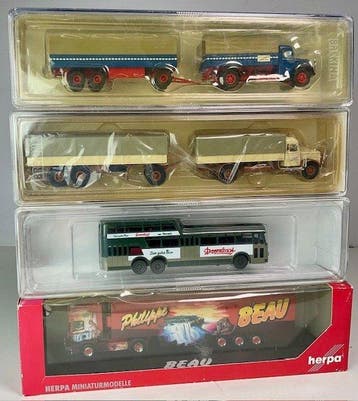 Brekina, Herpa 1:87 - Camion miniature (7) - MAN F8; Kaelble