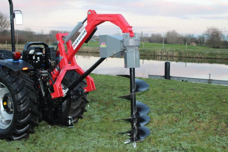 Kraffter Grondboor frame hydraulisch, Zakelijke goederen, Landbouw | Werktuigen