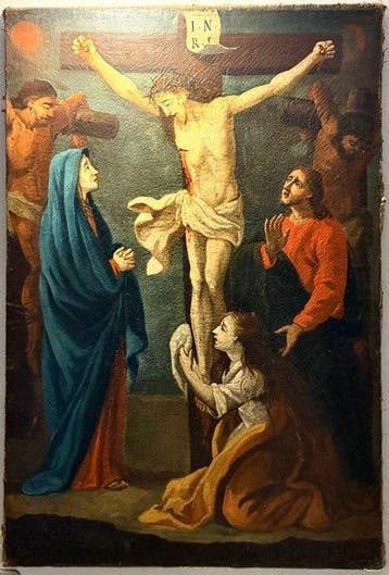 Italiaanse school (XVIII) - Cristo crocifisso con i Dolenti