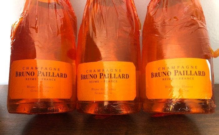 Bruno Paillard, Blanc de Blancs - Champagne Grand Cru - 3, Collections, Vins