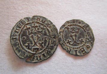 Spanje. Reyes Catolicos (1474-1504). blanca ( lote de 2