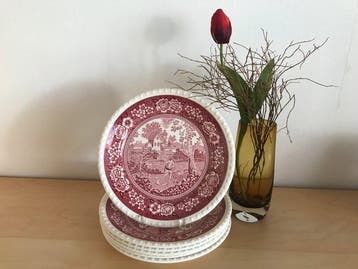 Villeroy & Boch - Bord (6) - Porselein, Dekor Rusticana, Antiek en Kunst