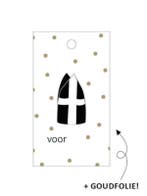 3x Cadeaulabel mijter Sinterklaas (Per 3 stuks), Ophalen of Verzenden, Nieuw