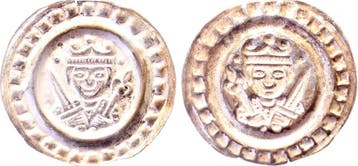 Duitsland Brakteat um 1250 Ulm Cc164, Konrad Iv bis Konra..., Verzenden