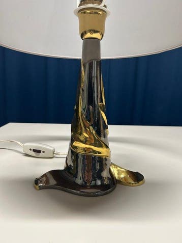 Regina - Lamp - Messing - Vintage REGINA tafellamp