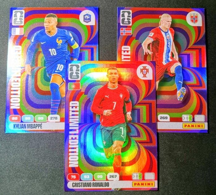 2026 Panini Cristiano Ronaldo, Kylian Mbappé, Erling, Collections, Autocollants