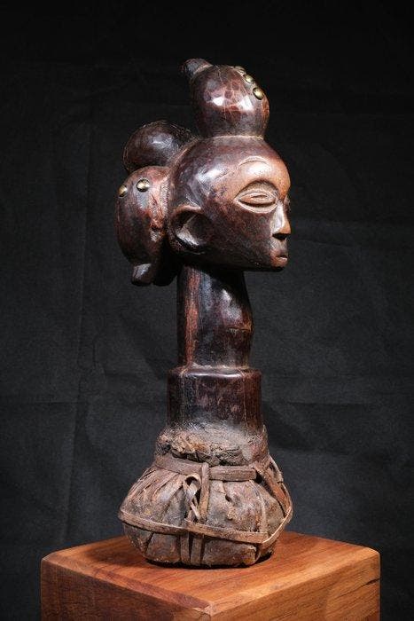 Pilon de divination LUBA (Shankadi) - République, Antiquités & Art, Art | Art non-occidental