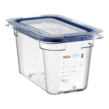 Voedseldoos | 4.3L | 1/4GN | 265x162x150(h)mm Araven, Verzenden