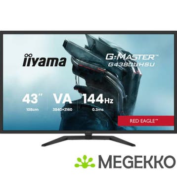 Iiyama G4380UHSU-B2 43  Ultra HD 144Hz VA Gaming Monitor, Verzenden