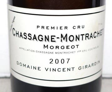 2007 Domaine Vincent Girardin Morgeot -