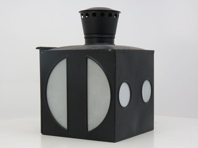 Drehscheibe Laterne / Signal UHR ALT!!!! MILCHGLASS!!!!..., Collections, Trains & Trams, Enlèvement ou Envoi