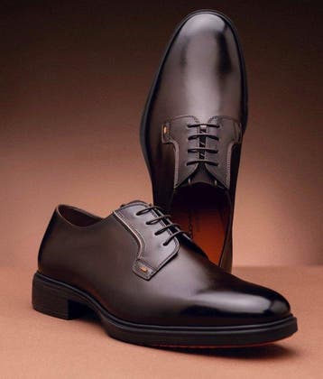 Santoni - Veterschoenen - Maat: EU 42 - Nieuw in doos, Nieuw