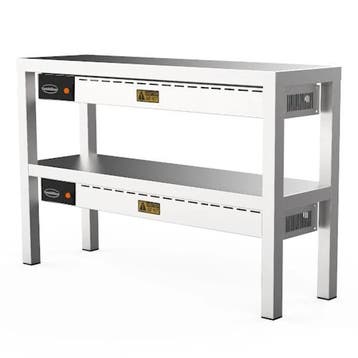 Etagère/Warmtebrug | RVS | 2 Niveaus | Verwarmd (Keramisch), Verzenden