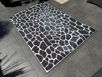 B2B Carpets - Savanna Stone Noir - Tapis - 230 cm - 155 cm