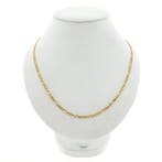 Gouden Figaro schakelketting, Ophalen of Verzenden, Gebruikt, Overige kleuren, Goud