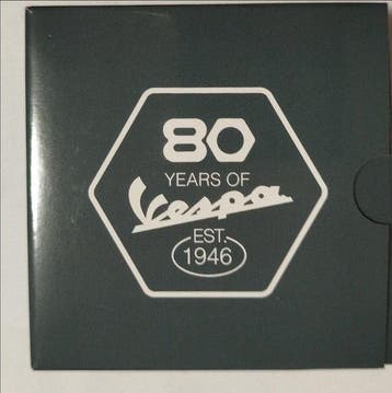 Italië. 5 Euro 2026 80 Years of Vespa (Zonder