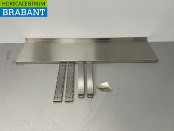 HCB RVS Wandschap schap 120 x 30 cm Horeca, Ophalen of Verzenden, Nieuw in verpakking