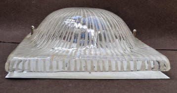 Lampe - Verre, Acier - Plafonnier / Applique 50