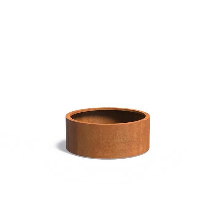 Cortenstaal plantenbak Ø100x40cm - Met wielen, Tuin en Terras, Bloembakken en Plantenbakken, 30 tot 60 cm, 100 cm of meer, Tuin