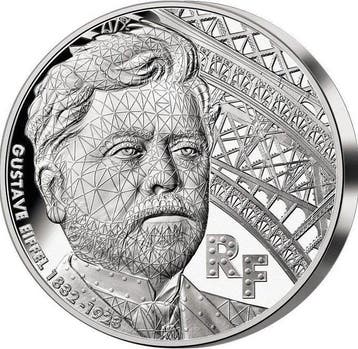 Frankrijk. 25 Euro 2023 Gustave Eiffel Proof (Zonder