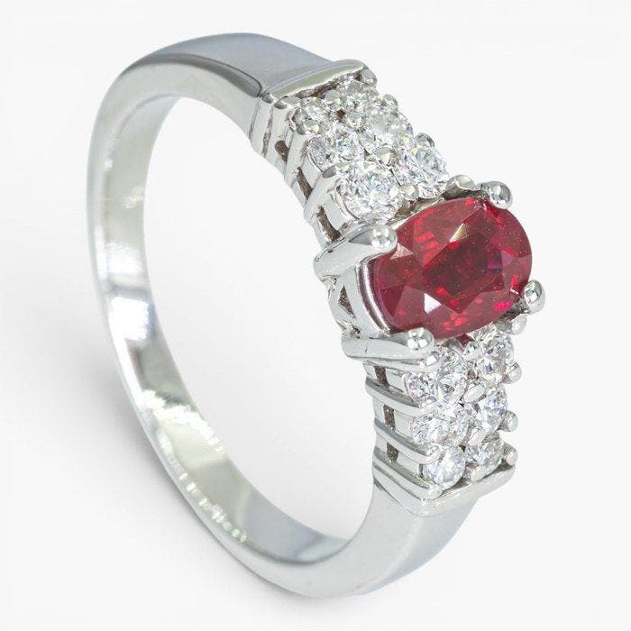 Sans prix de réserve - Bague - 14 carats HRD Antwerp, Or, Handtassen en Accessoires, Ringen