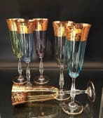 Atemisia - Flûte à champagne (6) - Moldavie - Cristal