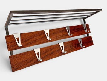 Porte-manteau - Bois, design des années 1960 – Mid-Century