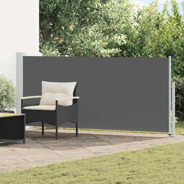 vidaXL Uittrekbaar Zijscherm 120 x 300 cm Polyester, Verzenden, Nieuw