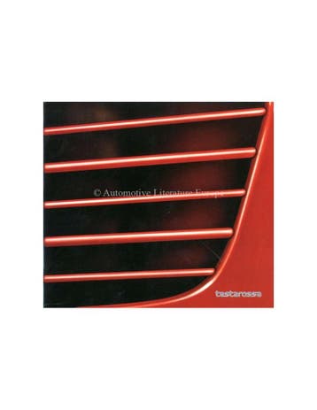 1988 FERRARI TESTAROSSA BROCHURE 328/84, Ophalen of Verzenden