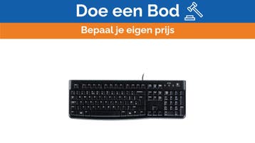 Bieden: Logitech K120 Corded USB Keyboard black, Ophalen of Verzenden, Nieuw